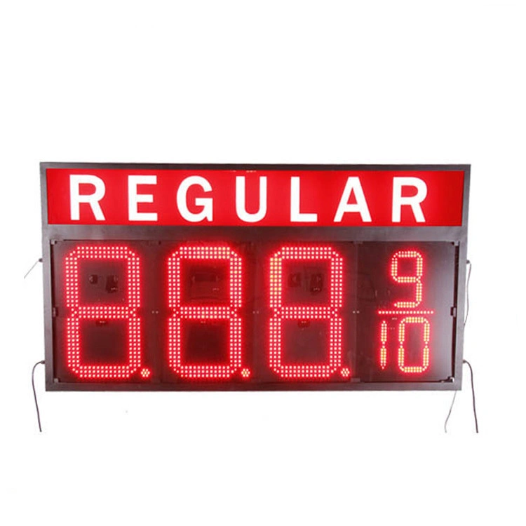 Energy Saving Durable Regular LED Gas Price Sign Outdoor Display