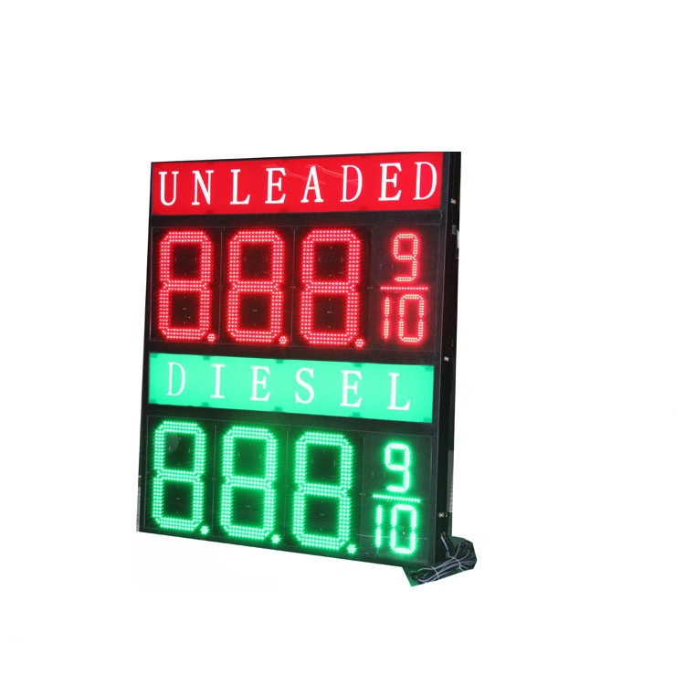 Energy Saving Durable Regular LED Gas Price Sign Outdoor Display